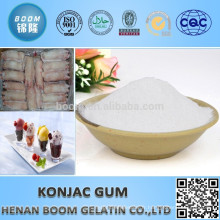 Gomme de konjac à haute viscosité gomme de glucomannane/poudre de konjac pour gelée